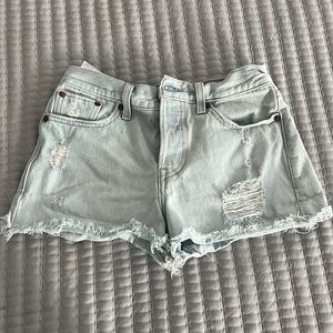 Light blue Levi’s shorts